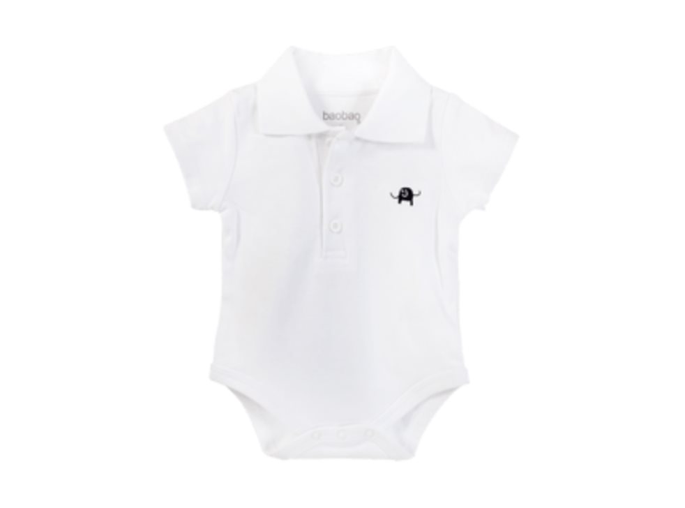 qaBody Manga Corta bebé , Color: Rojo, Talla: 1 mes Body para bebé totalmente cómodo y práctico